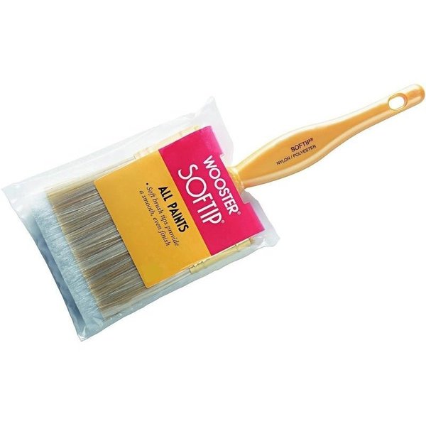 Wooster Paint Brush, 212 in W, 2716 in L Bristle, NylonPolyester Bristle, Beaver Tail Handle Q3108-2-1/2